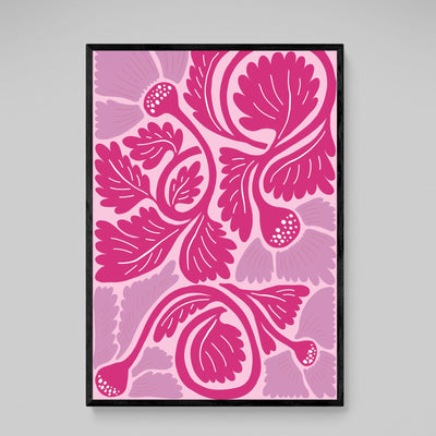 Tableau Moderne Coloré Fleurs - The Art Avenue