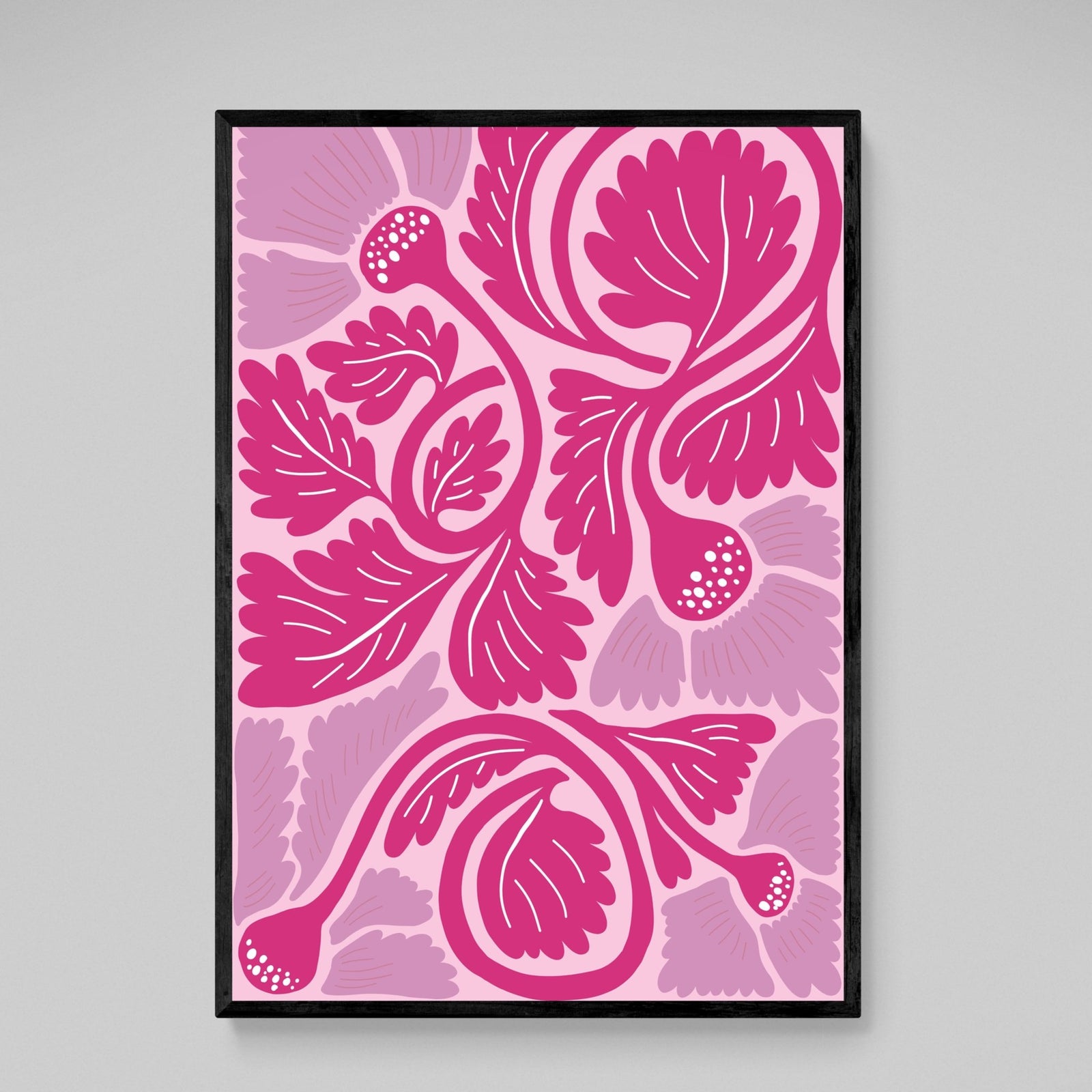 Tableau Moderne Coloré Fleurs - The Art Avenue