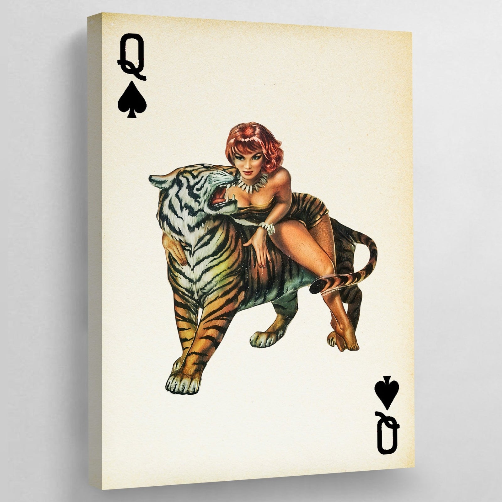 Tableau Moderne Dame De Pique - The Art Avenue