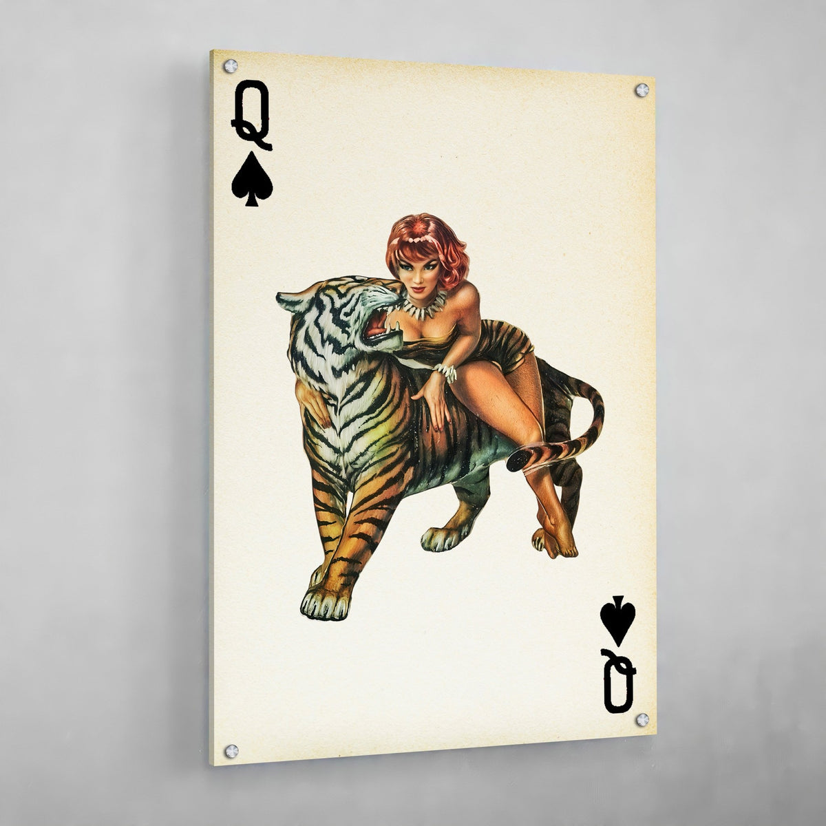 Tableau Moderne Dame De Pique - The Art Avenue