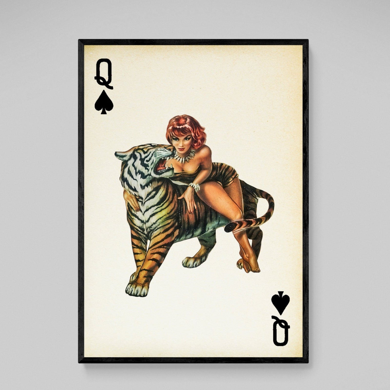 Tableau Moderne Dame De Pique - The Art Avenue