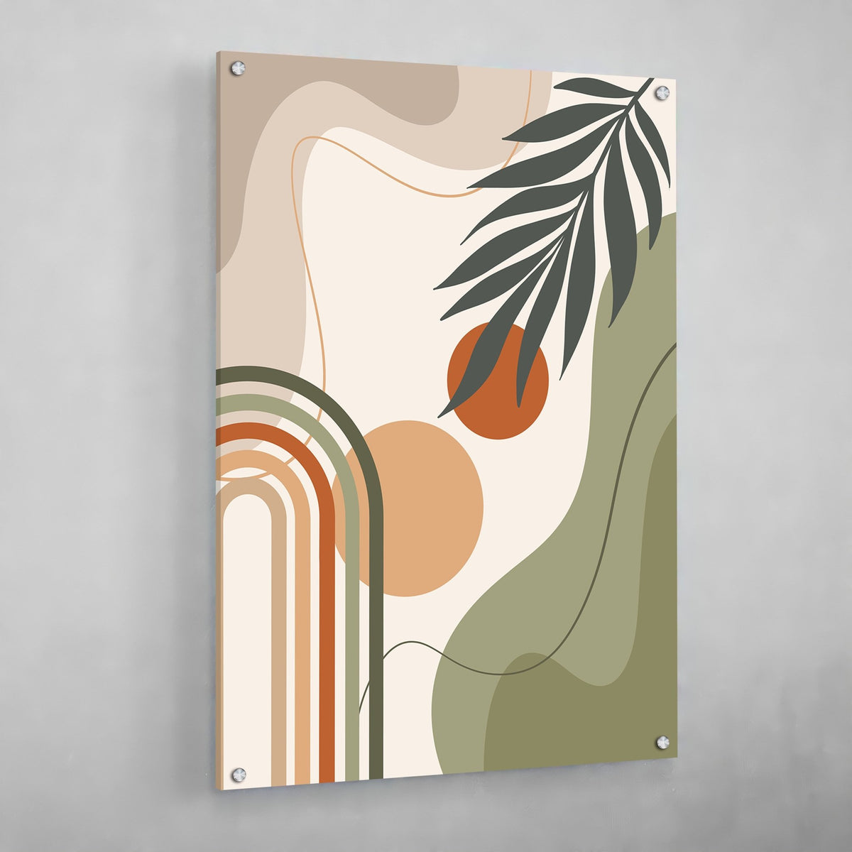 Tableau Moderne Feuillage Bohème - The Art Avenue