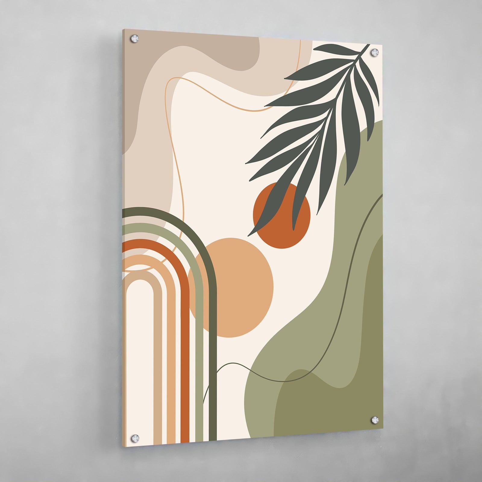 Tableau Moderne Feuillage Bohème - The Art Avenue
