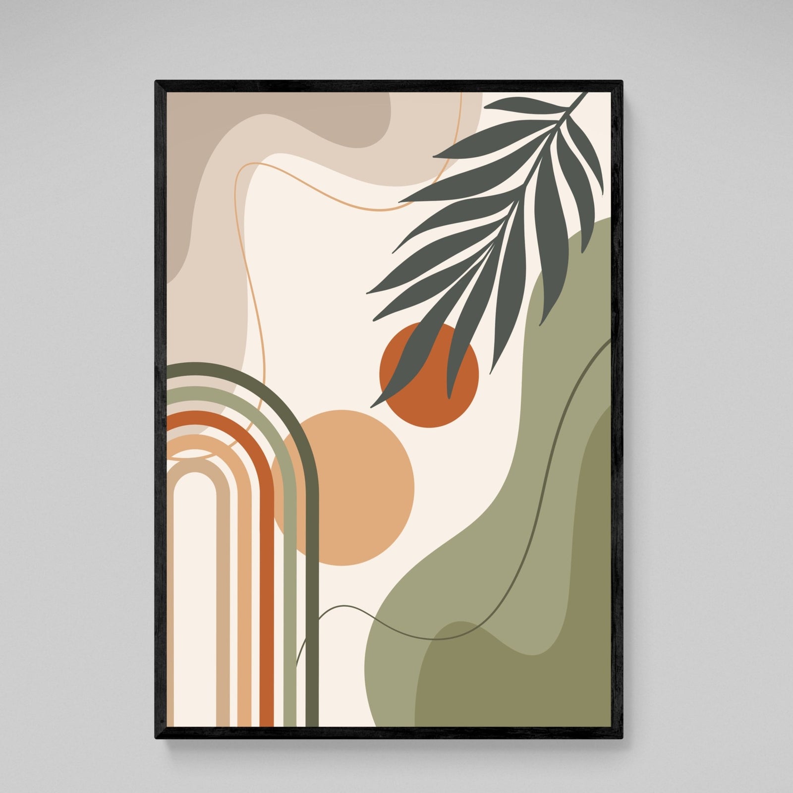 Tableau Moderne Feuillage Bohème - The Art Avenue