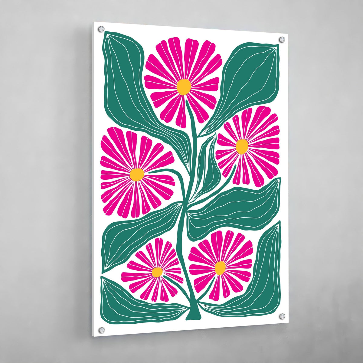 Tableau Moderne Fleurs - The Art Avenue