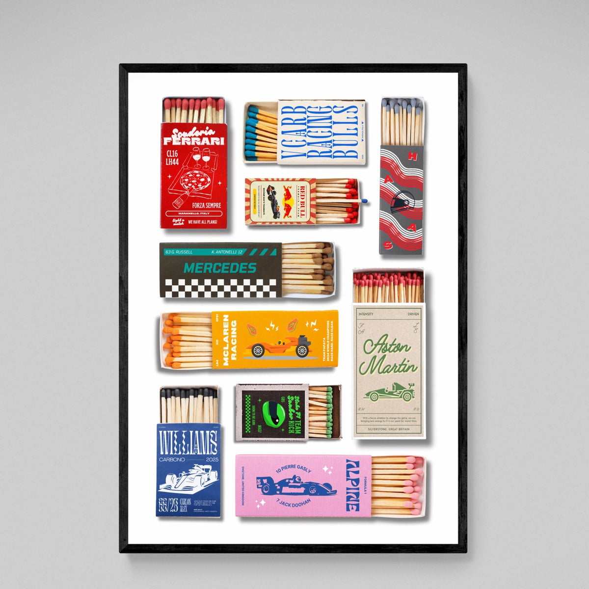 Tableau Moderne Formule 1 - The Art Avenue