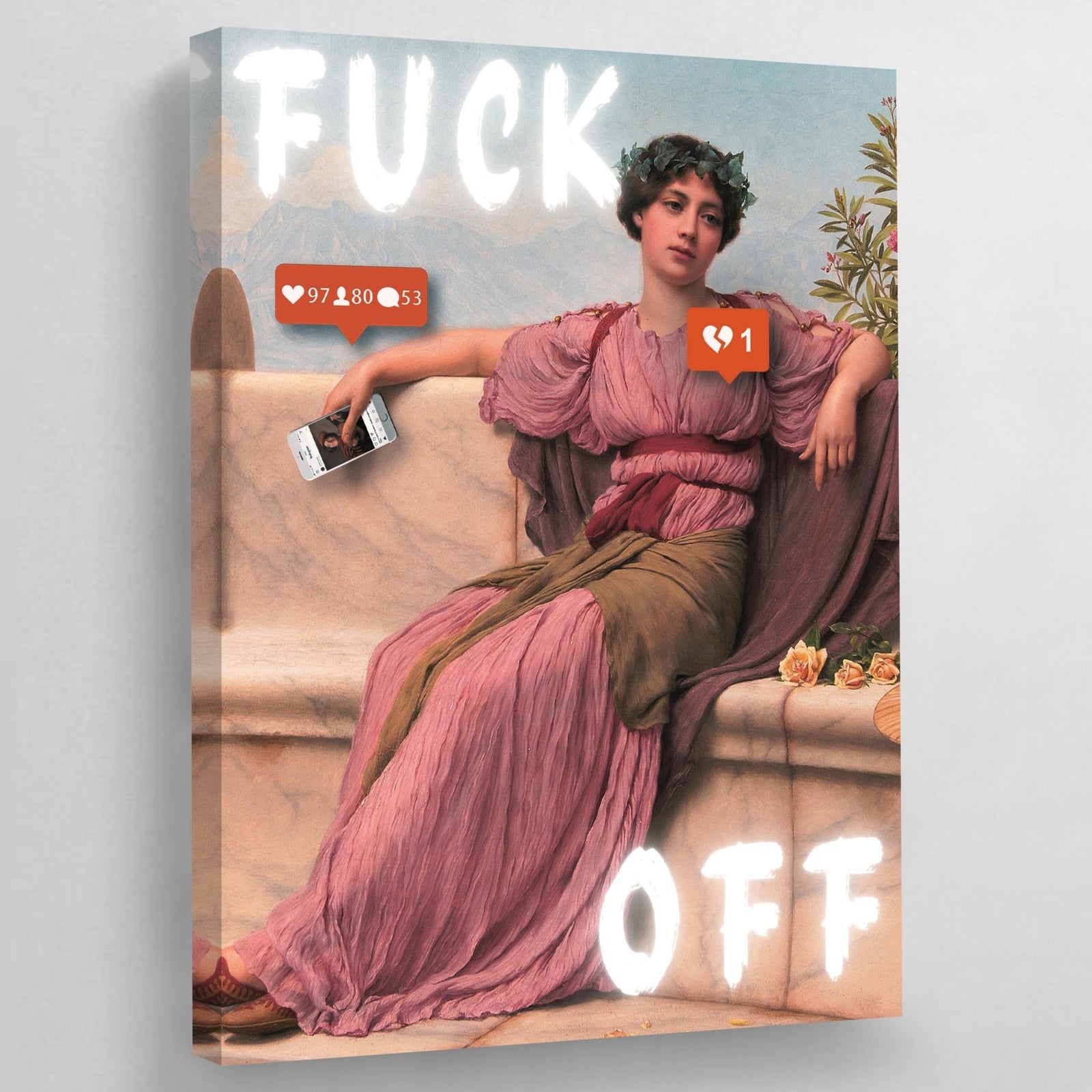 Tableau Moderne Fuck Off - The Art Avenue