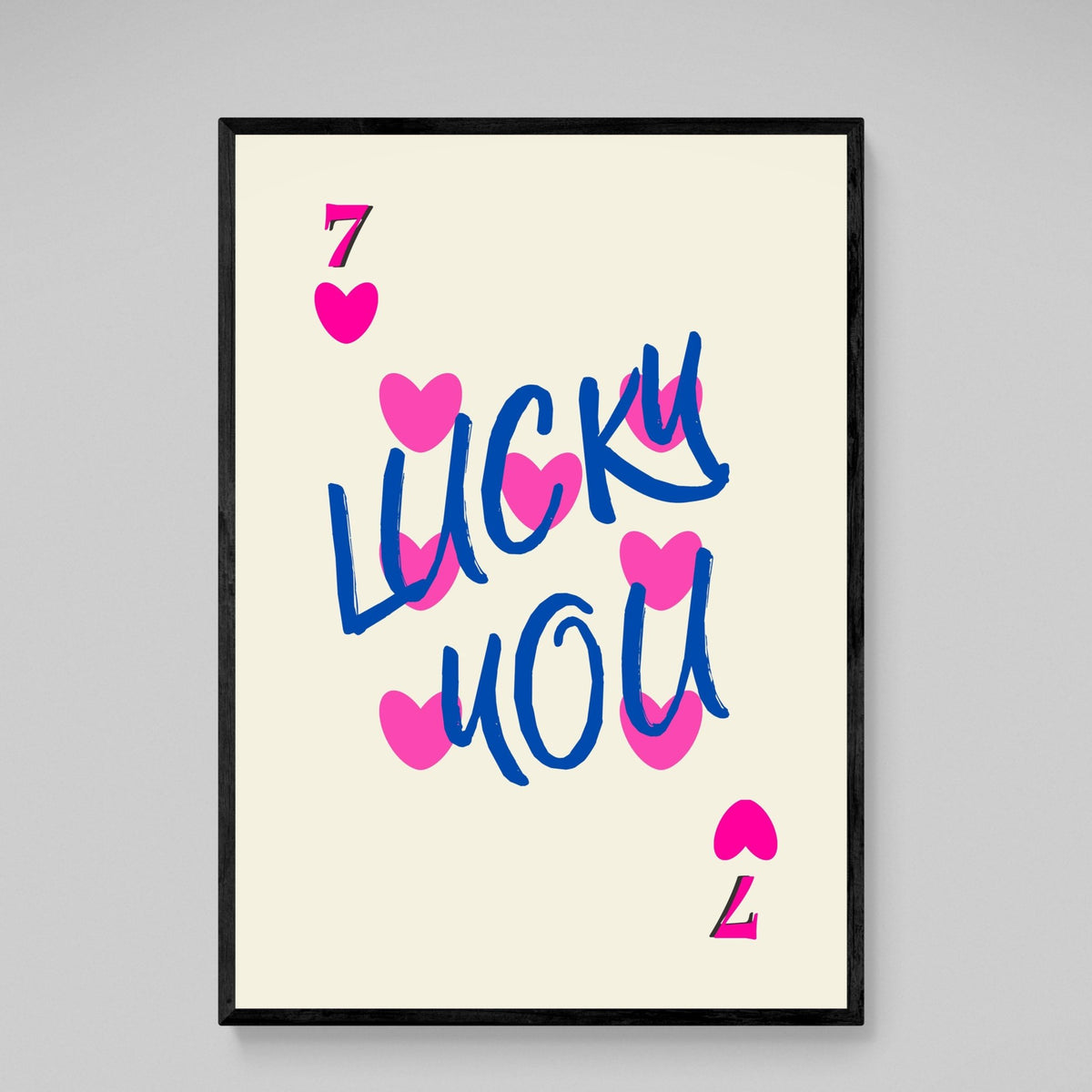 Tableau Moderne Lucky You - The Art Avenue