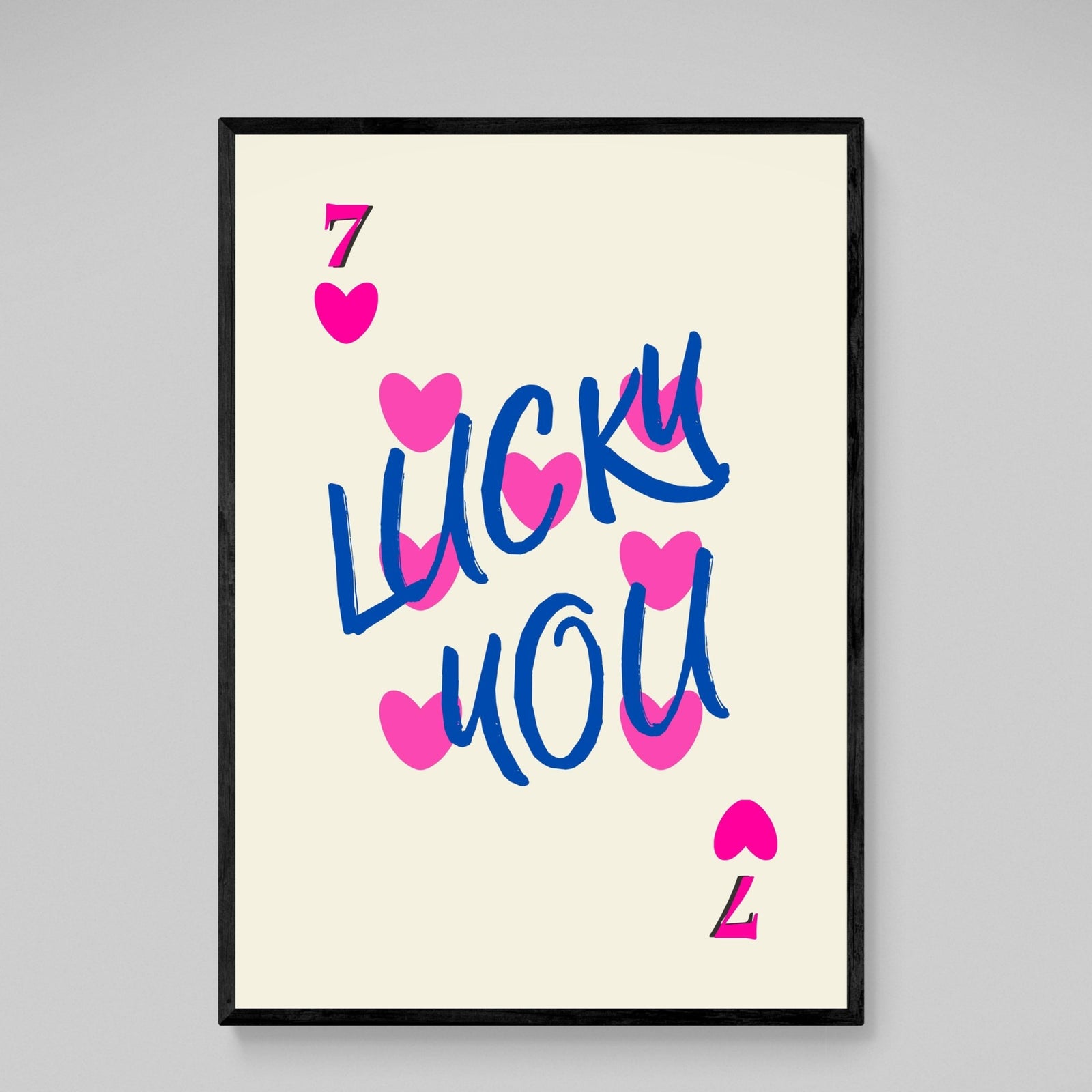 Tableau Moderne Lucky You - The Art Avenue