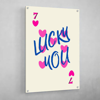 Tableau Moderne Lucky You - The Art Avenue