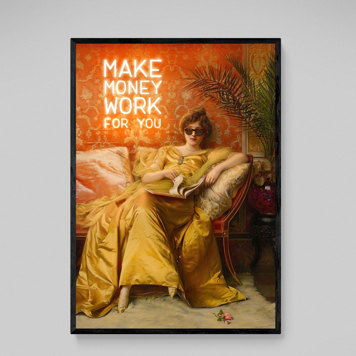 Tableau Moderne Make Money Work For You - The Art Avenue