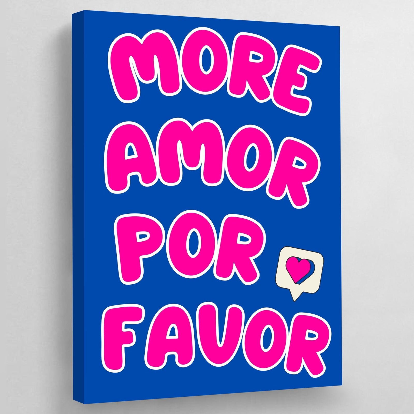 Tableau Moderne Mas Amor Por Favor - The Art Avenue