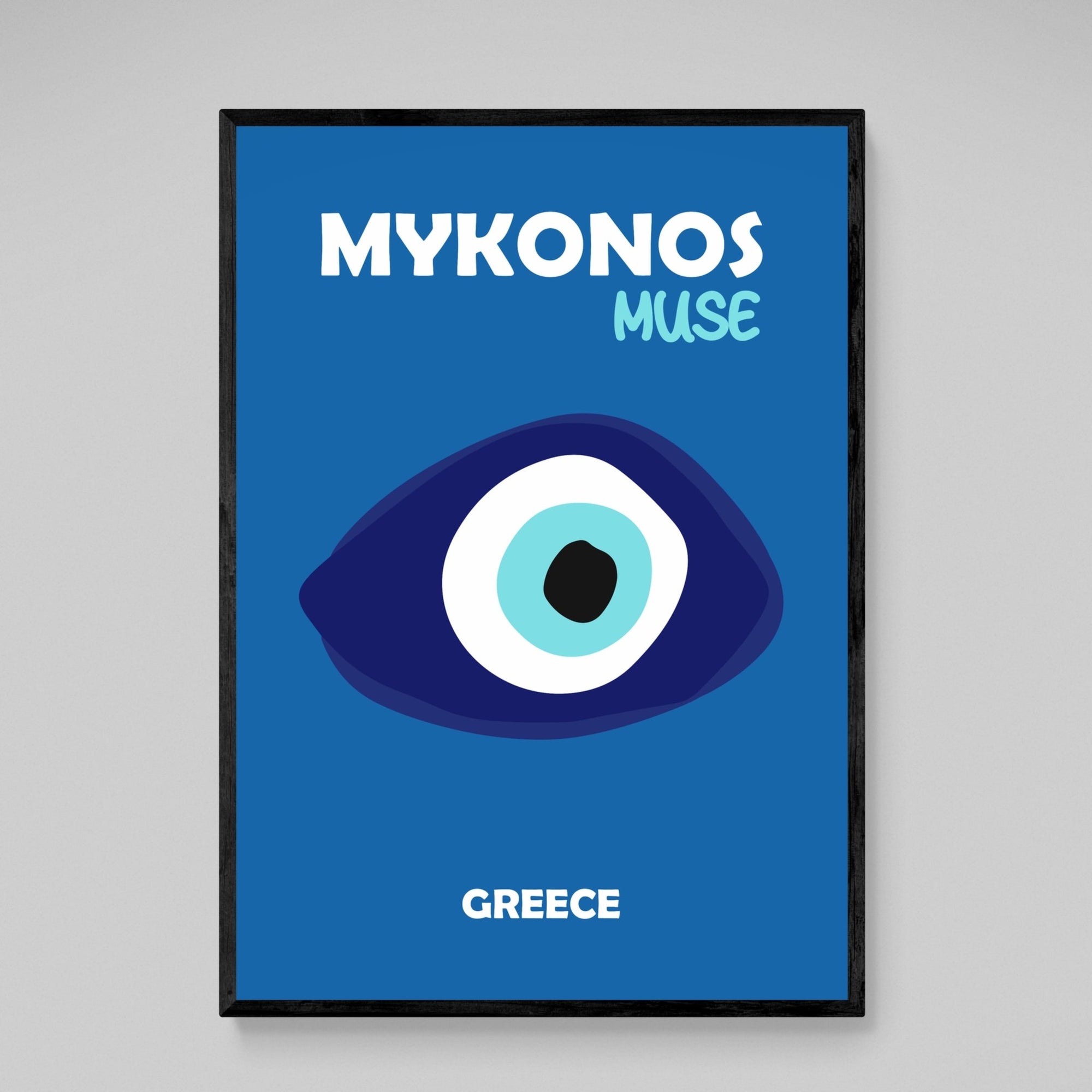 Tableau Moderne Mykonos - The Art Avenue