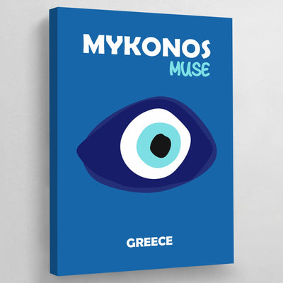Tableau Moderne Mykonos - The Art Avenue