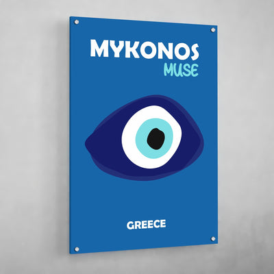 Tableau Moderne Mykonos - The Art Avenue