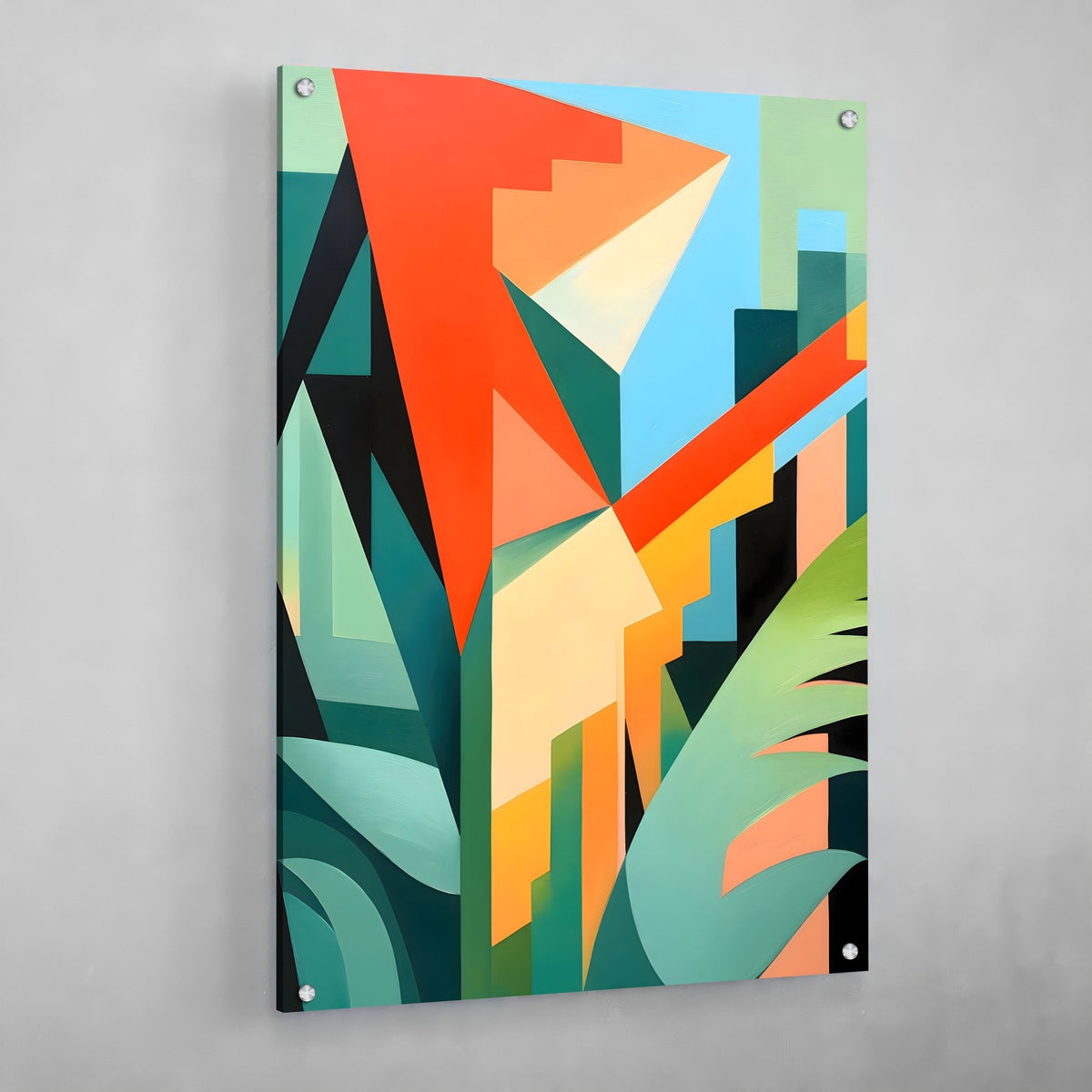 Tableau Moderne Rétro Géométrique - The Art Avenue