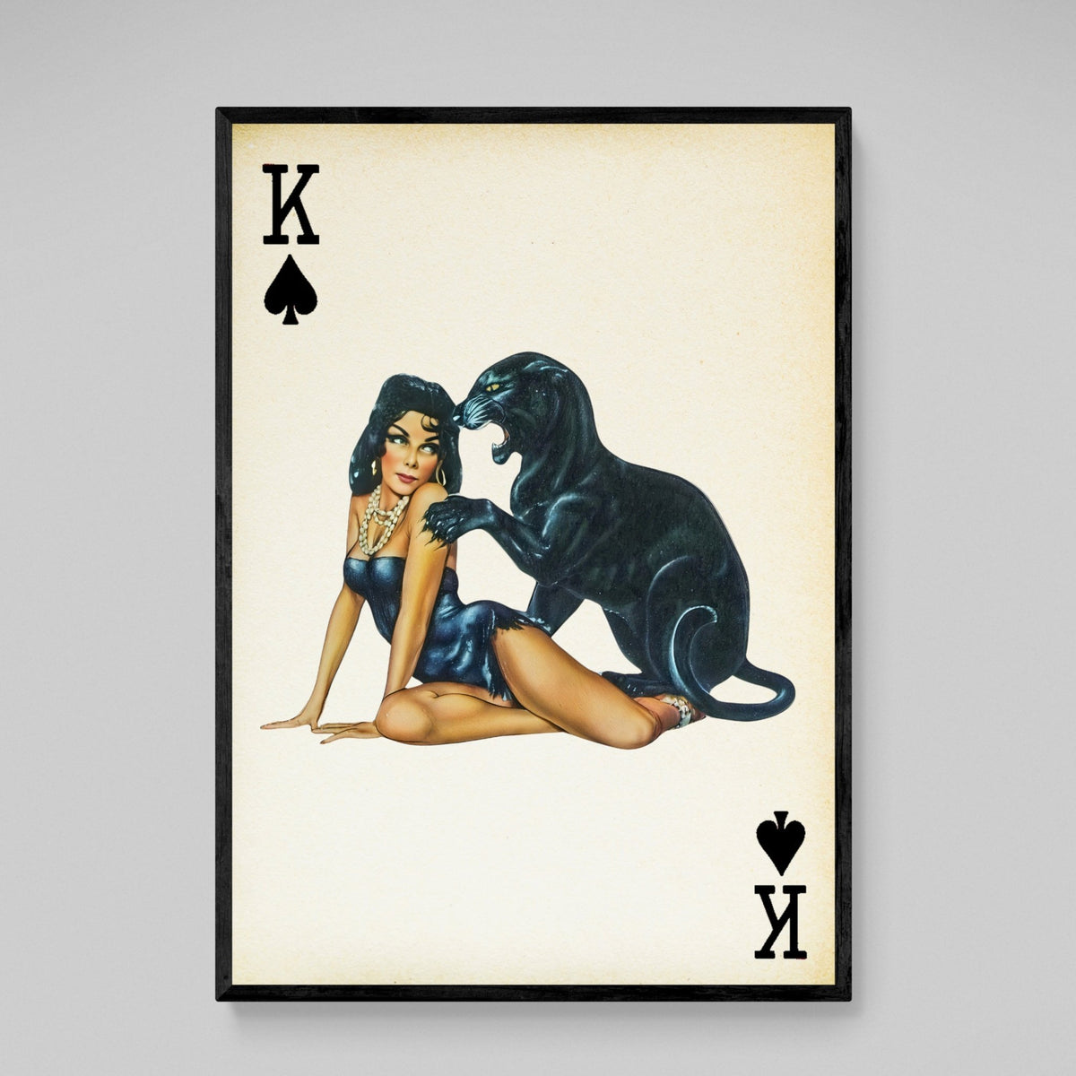 Tableau Moderne Roi De Pique - The Art Avenue