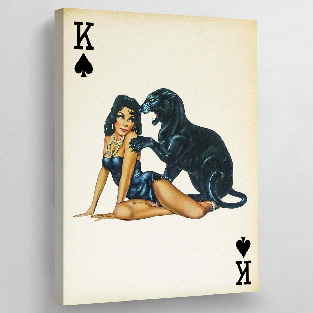 Tableau Moderne Roi De Pique - The Art Avenue