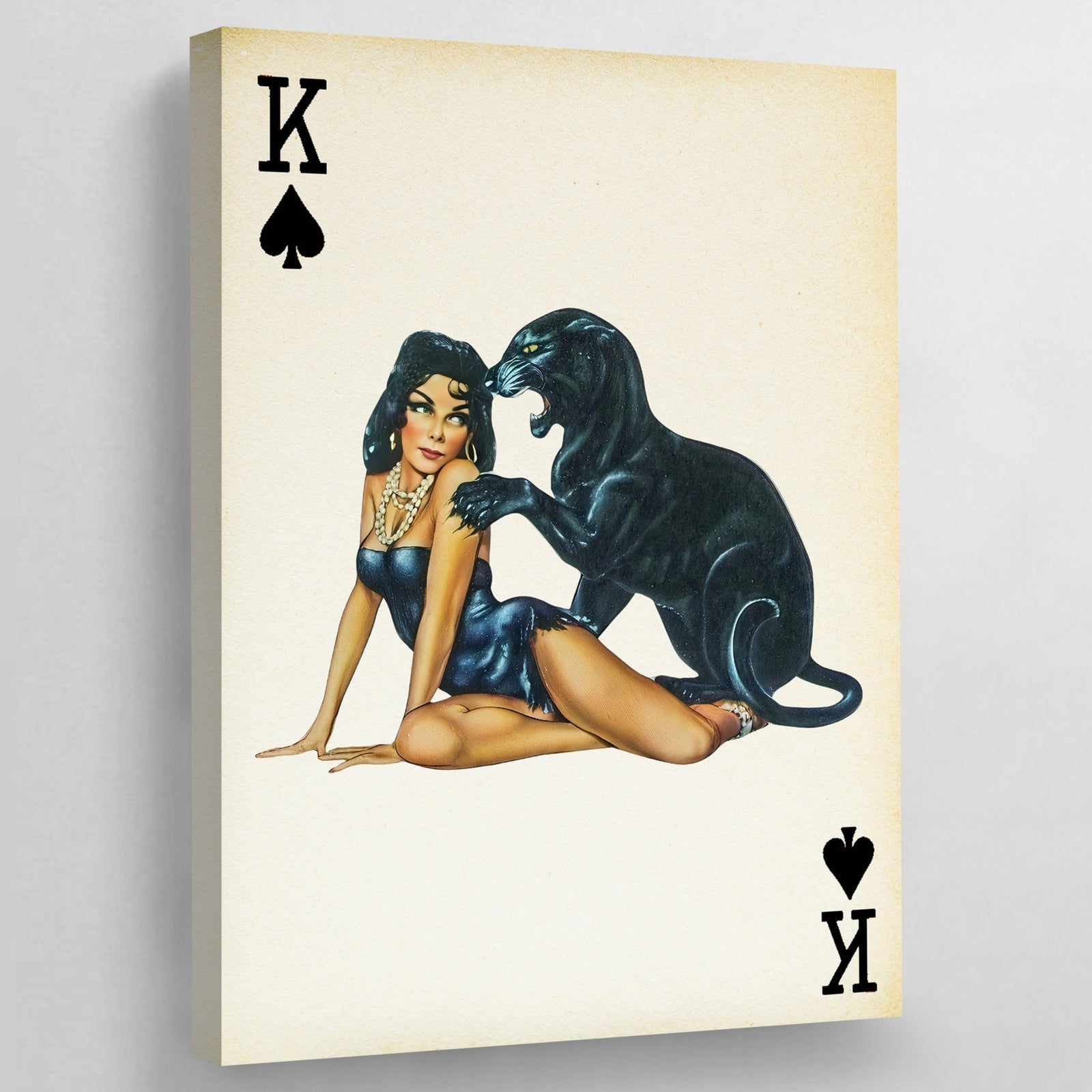 Tableau Moderne Roi De Pique - The Art Avenue