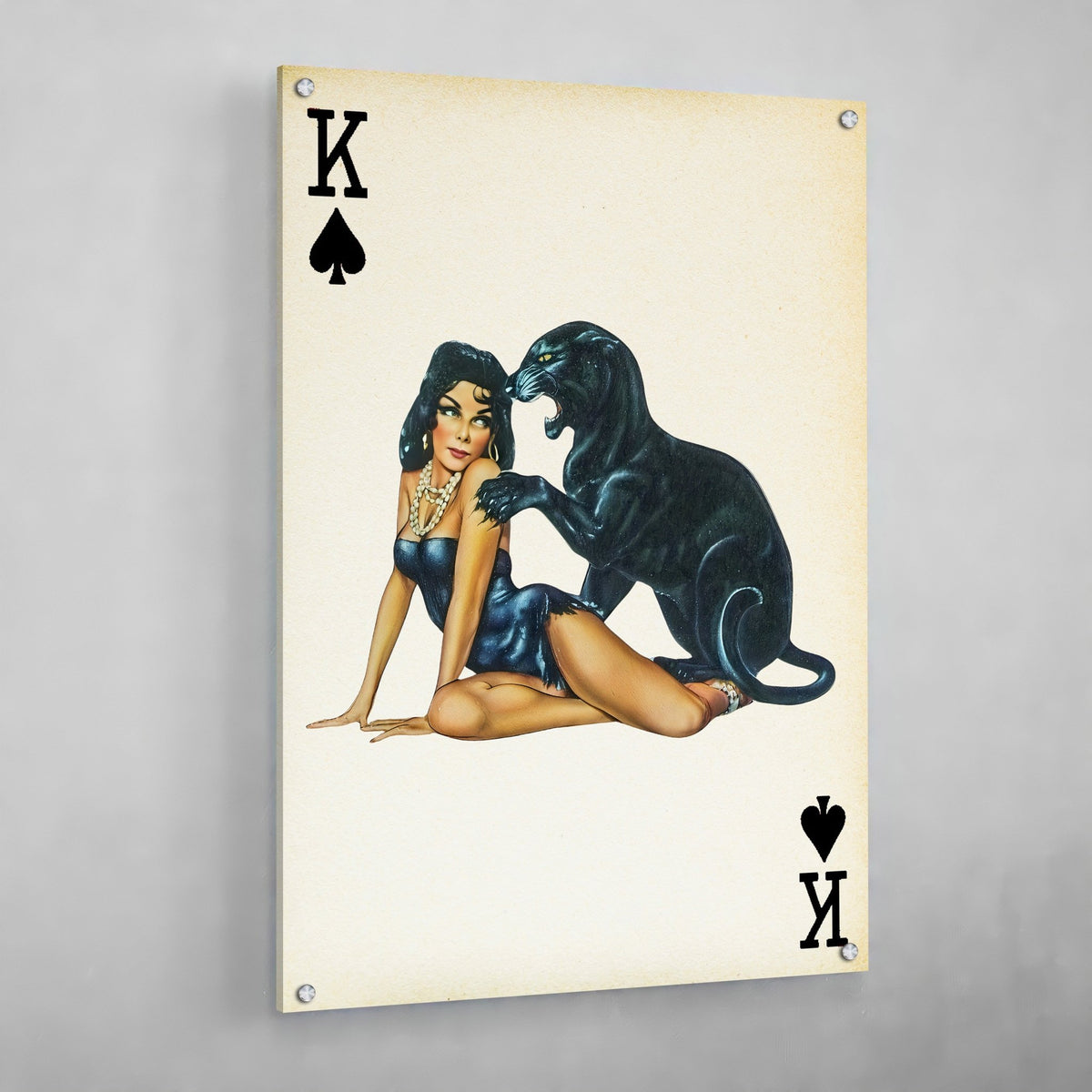 Tableau Moderne Roi De Pique - The Art Avenue