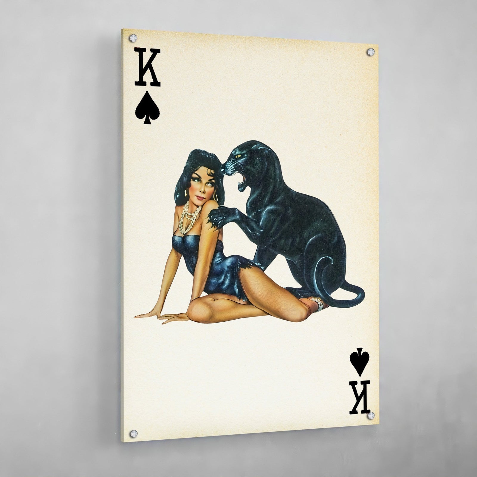 Tableau Moderne Roi De Pique - The Art Avenue