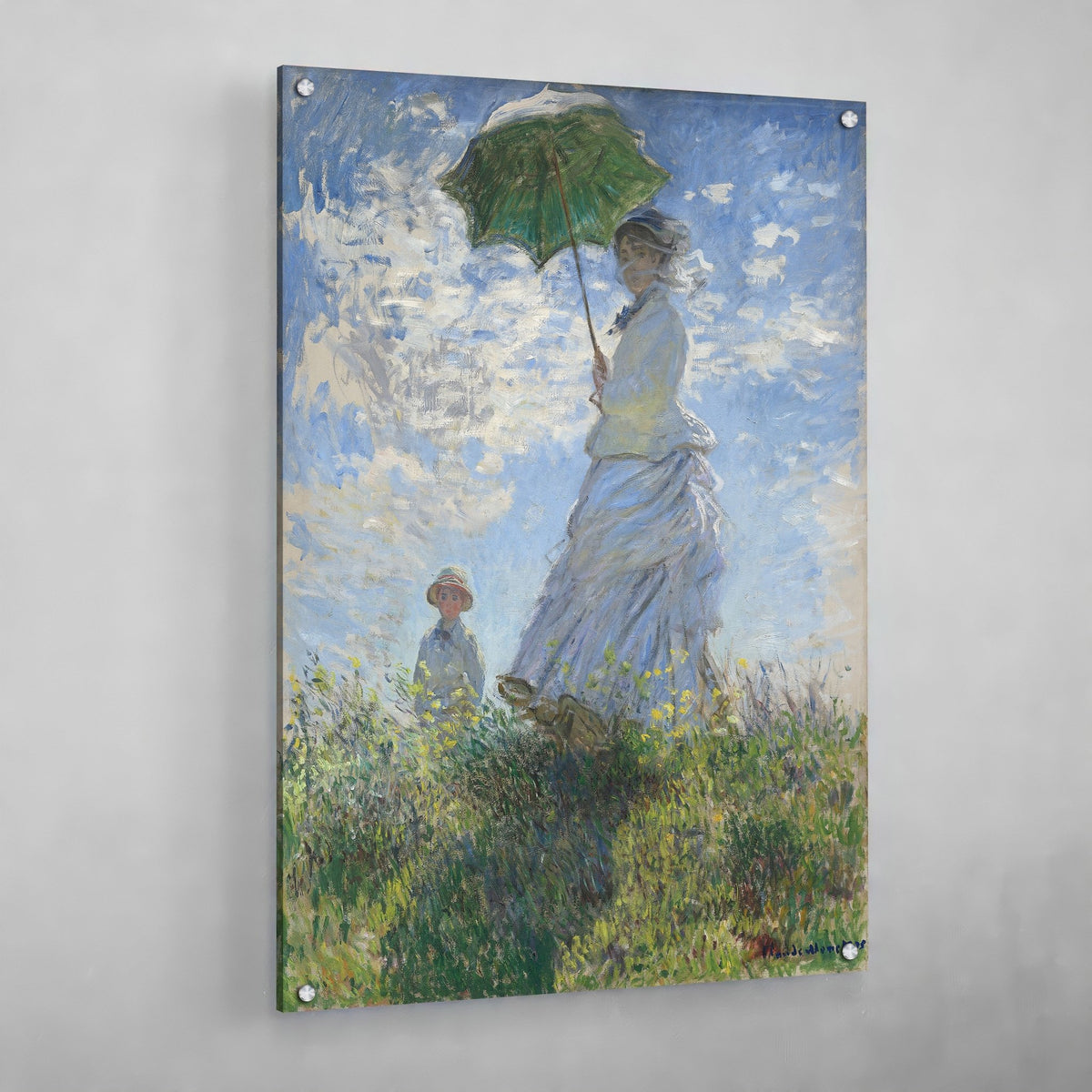 Tableau Monet Femme Ombrelle - The Art Avenue