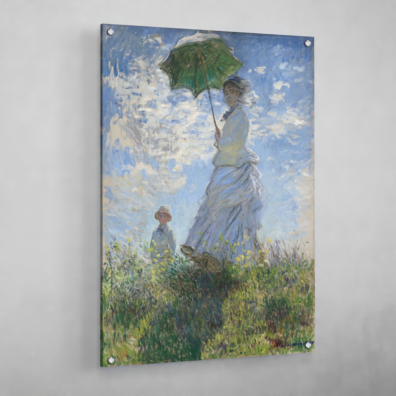 Tableau Monet Femme Ombrelle - The Art Avenue