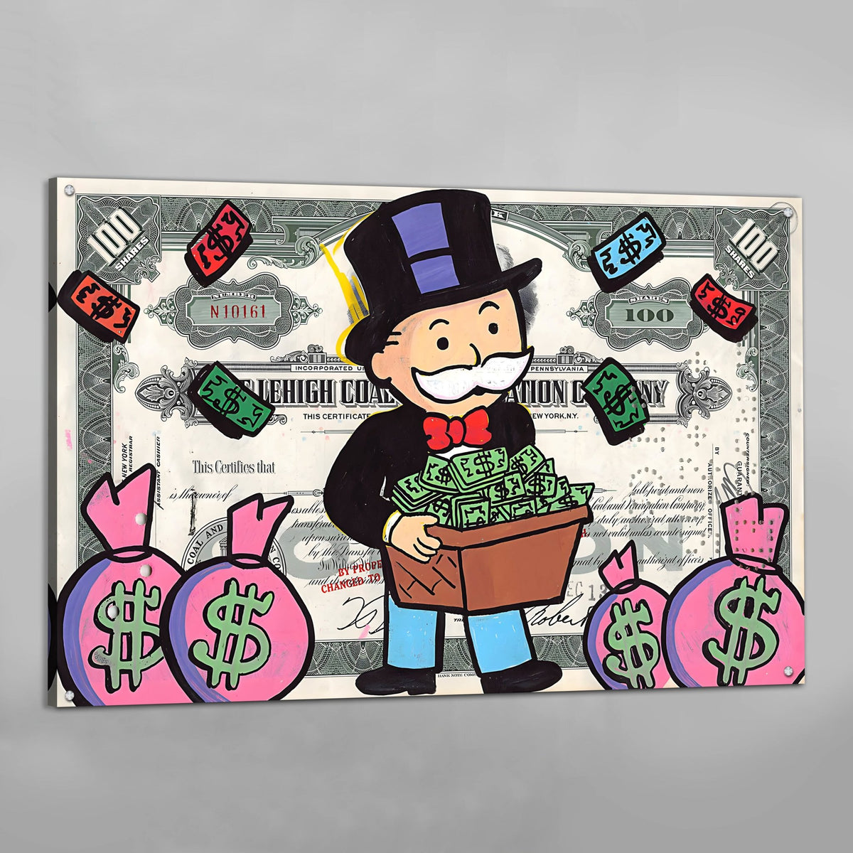 Tableau Monopoly Graffiti - The Art Avenue