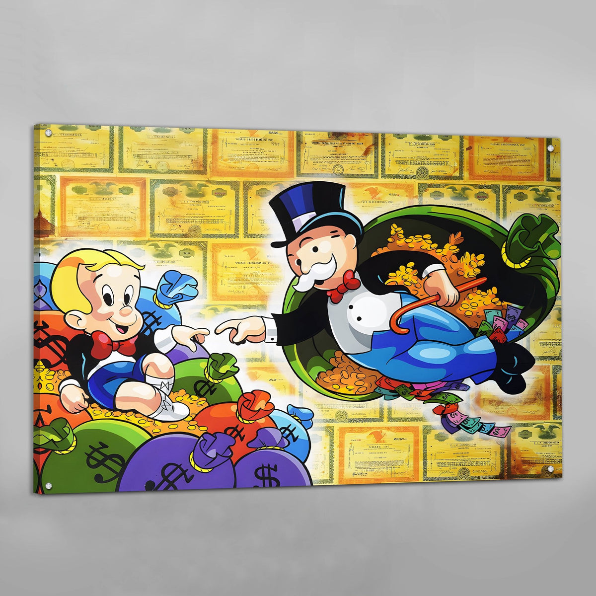 Tableau Monopoly Moderne - The Art Avenue