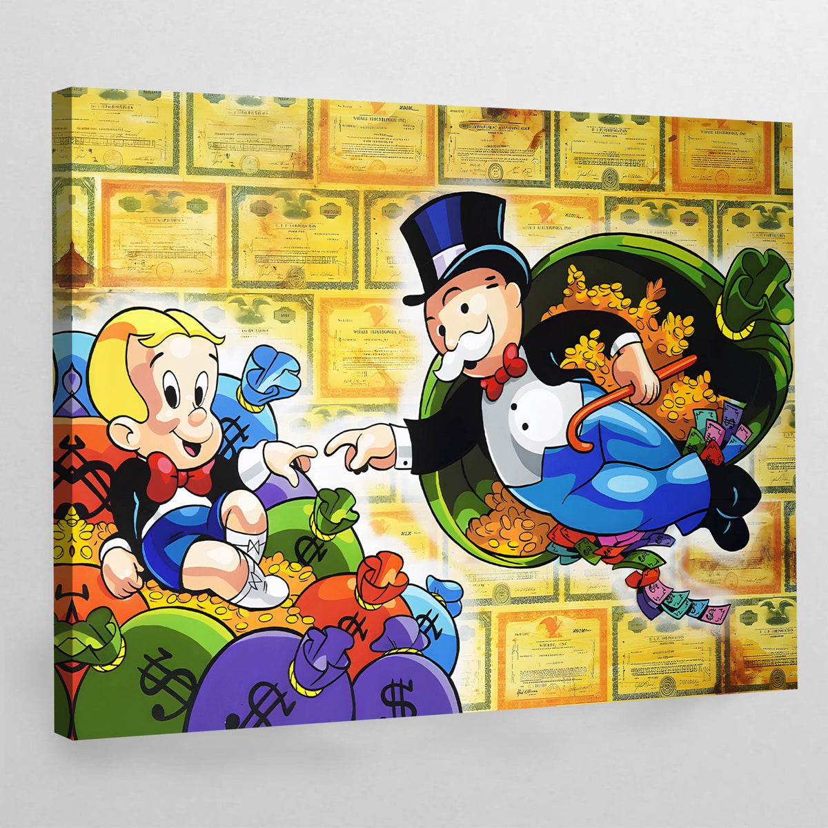 Tableau Monopoly Moderne - The Art Avenue