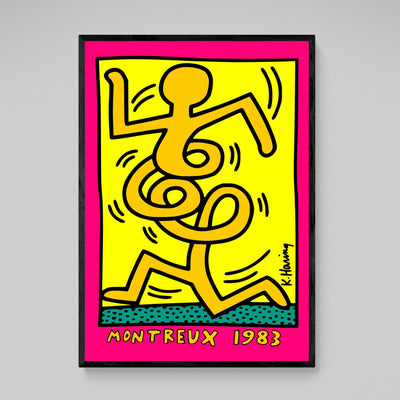 Tableau Montreux Keith Haring - The Art Avenue