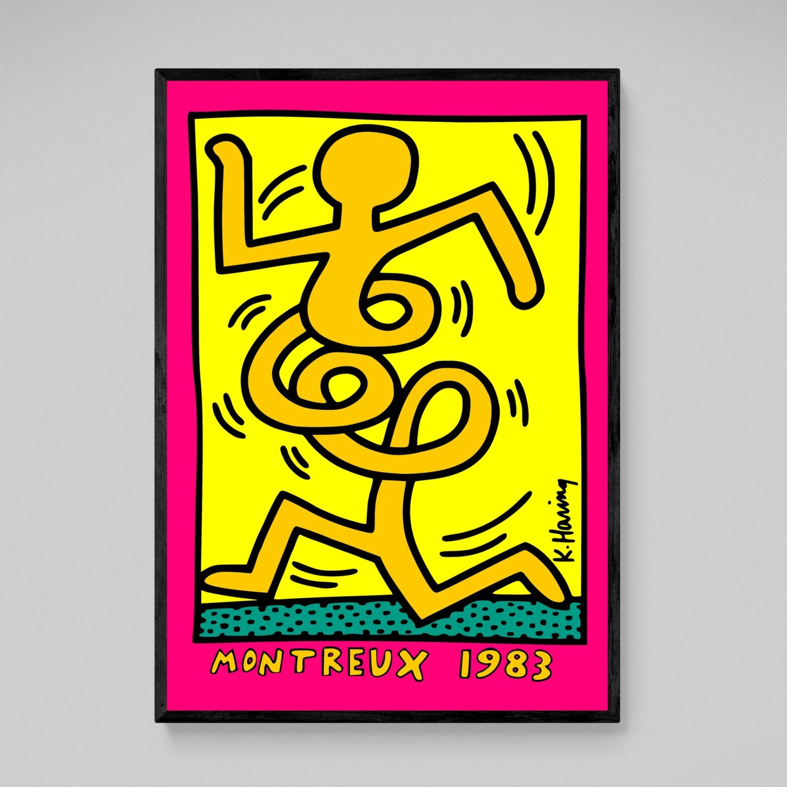 Tableau Montreux Keith Haring - The Art Avenue