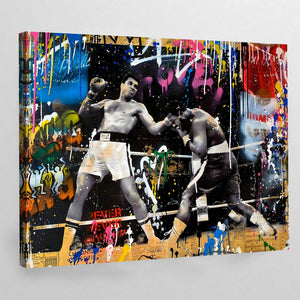 Tableau Muhammad Ali Street Art - The Art Avenue