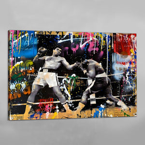 Tableau Muhammad Ali Street Art - The Art Avenue