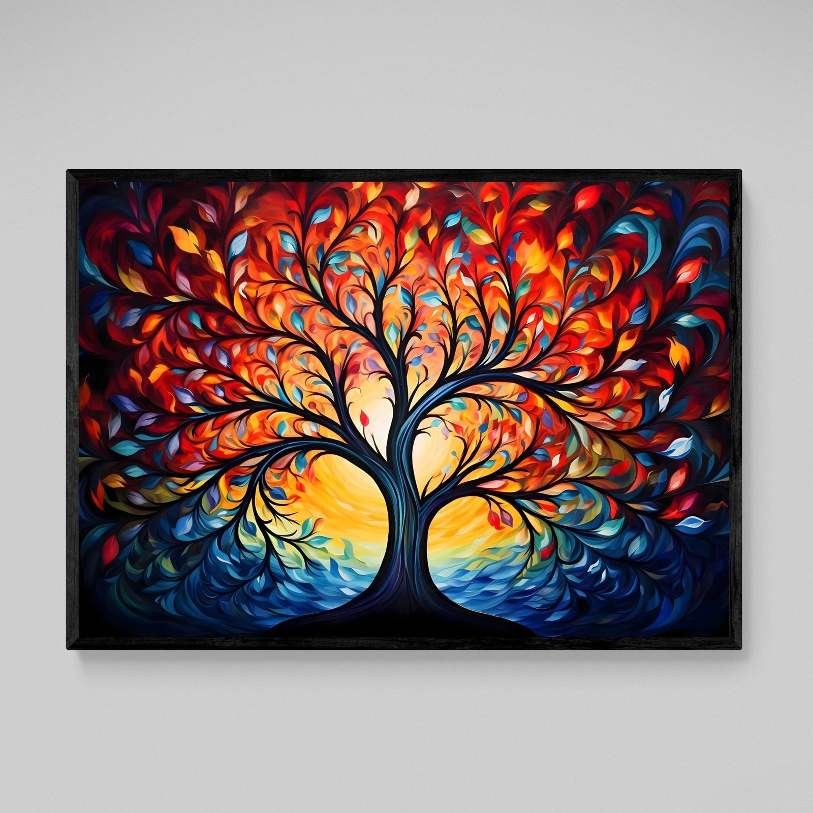 Tableau Multicolore Arbre De Vie - The Art Avenue