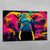 Tableau Multicolore Éléphant - The Art Avenue