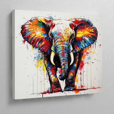 Tableau Mural Éléphant Coloré - The Art Avenue