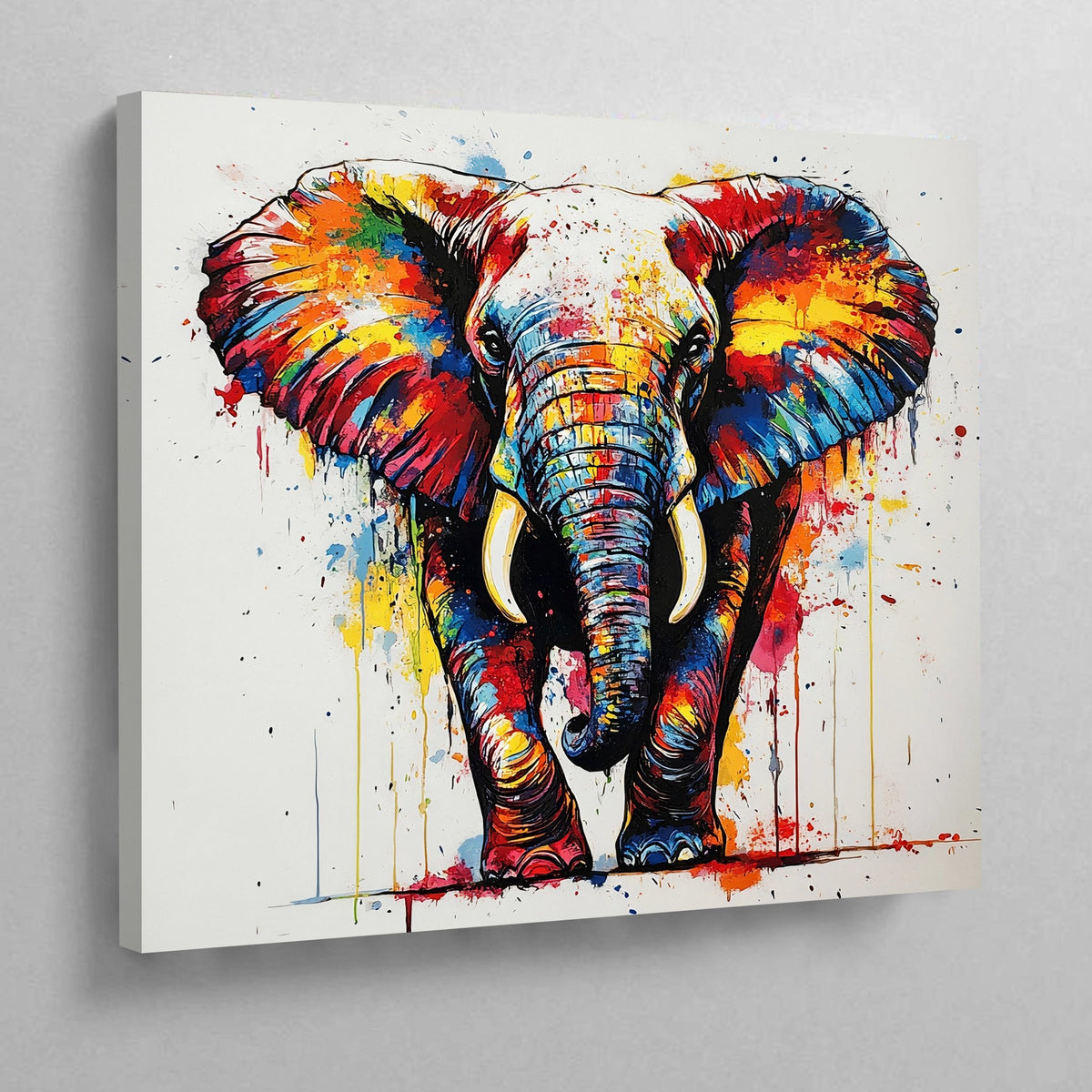 Tableau Mural Éléphant Coloré - The Art Avenue