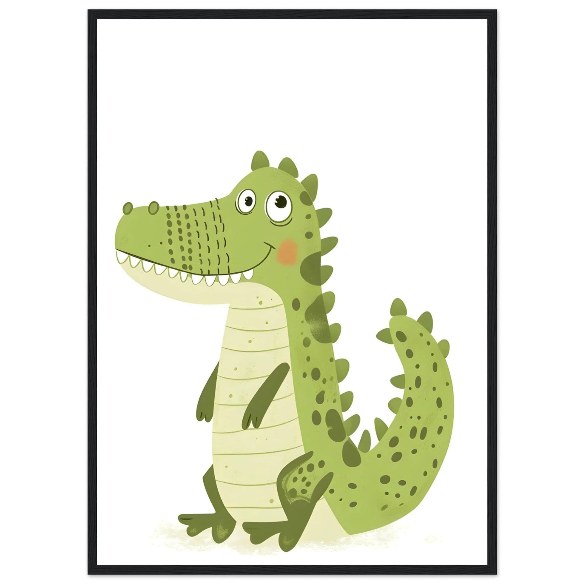 Tableau Mural Enfant Crocodile - The Art Avenue