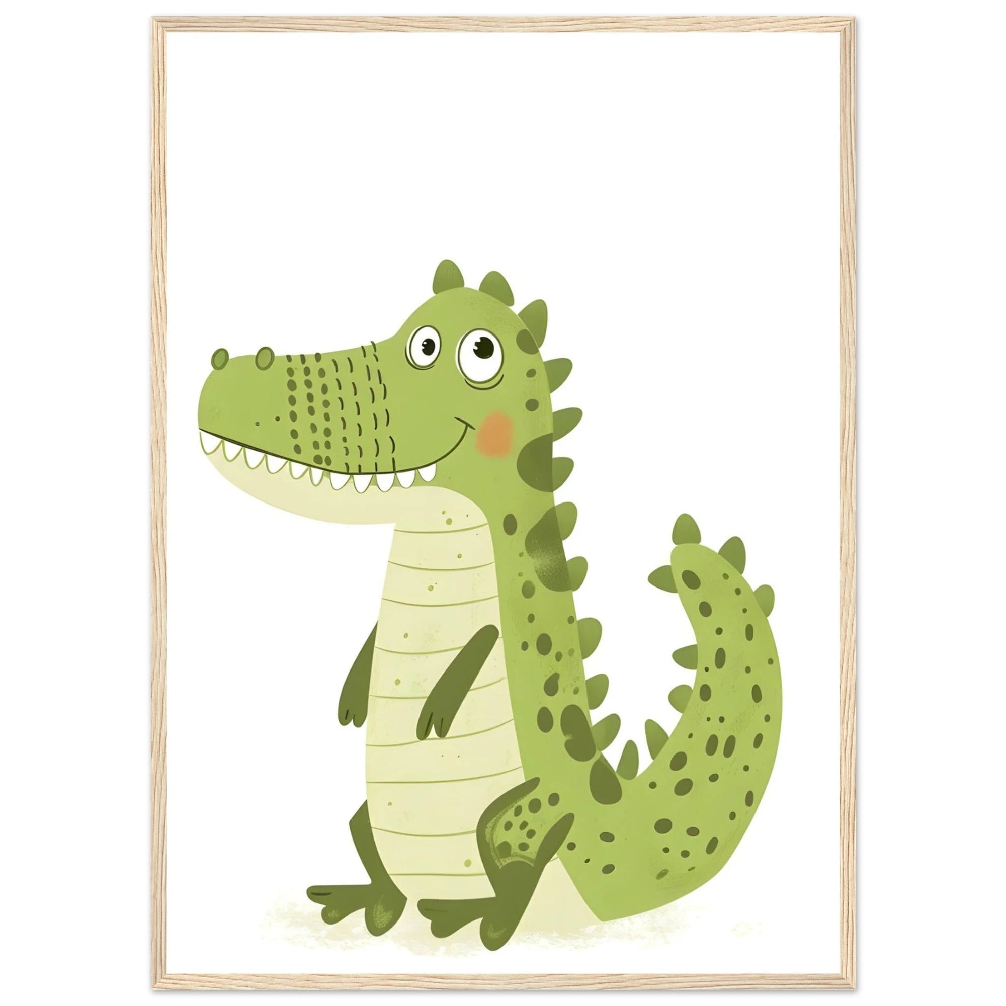 Tableau Mural Enfant Crocodile - The Art Avenue