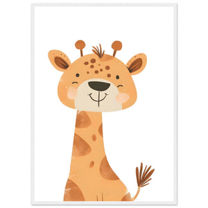 Tableau Mural Enfant Girafe - The Art Avenue