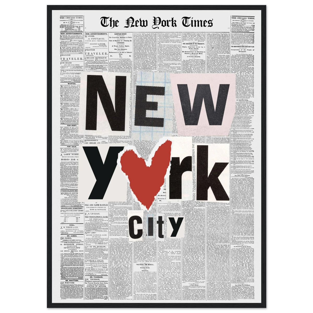 Tableau New York City Vintage - The Art Avenue