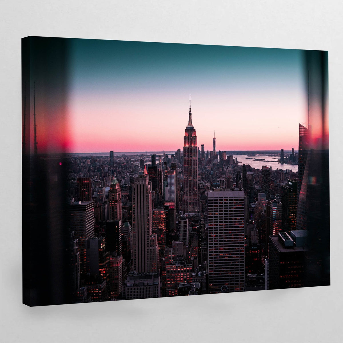 Tableau New York Empire State Building Coucher de Soleil - The Art Avenue