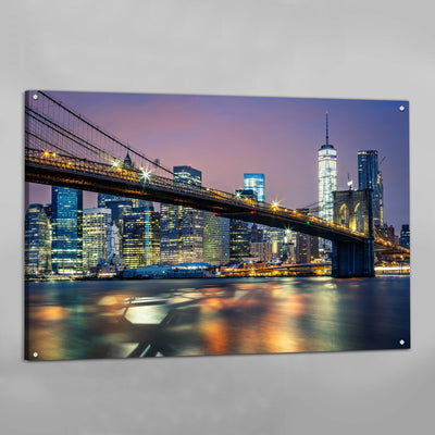 Tableau New York Pont de Brooklyn Skyline - The Art Avenue