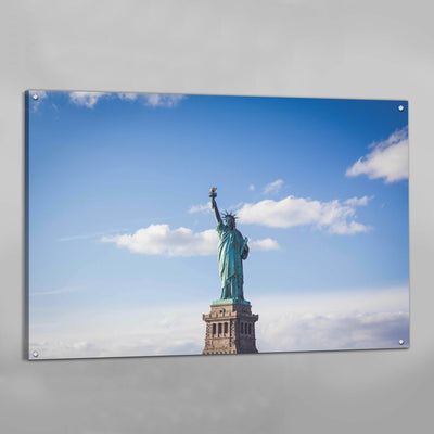 Tableau New York Statue de la Liberté Ciel Bleu - The Art Avenue