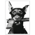 Tableau Noir et Blanc Doberman - The Art Avenue