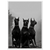 Tableau Noir et Blanc Dobermans - The Art Avenue