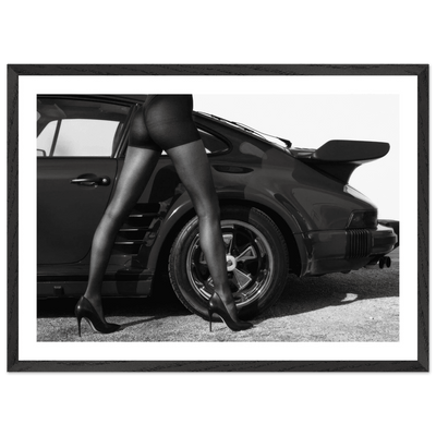 Tableau Noir et Blanc Élégance Automobile - The Art Avenue