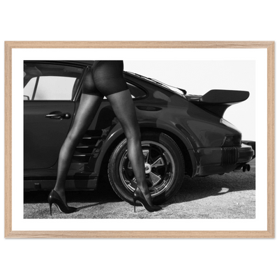 Tableau Noir et Blanc Élégance Automobile - The Art Avenue