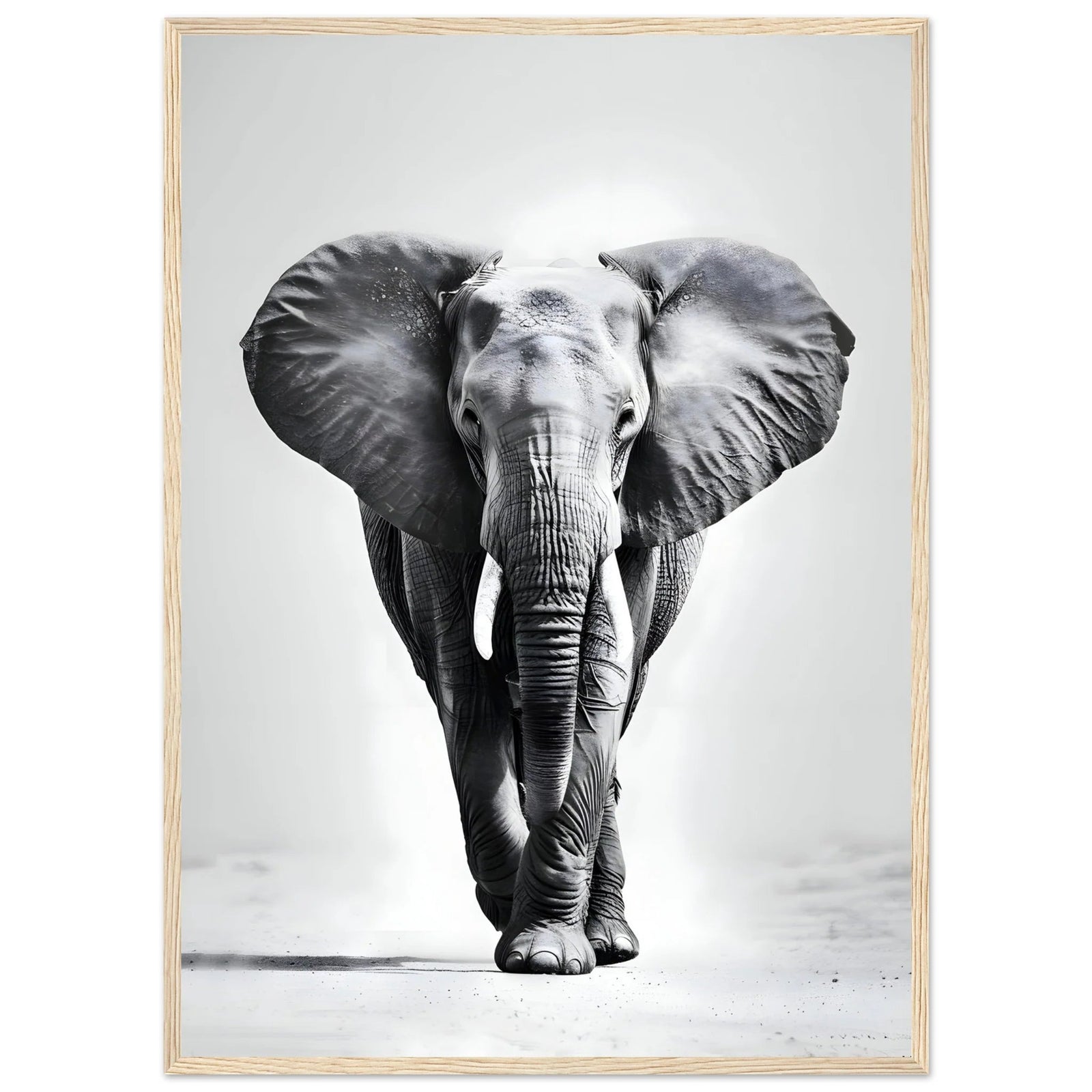 Tableau Noir et Blanc Elephant - The Art Avenue